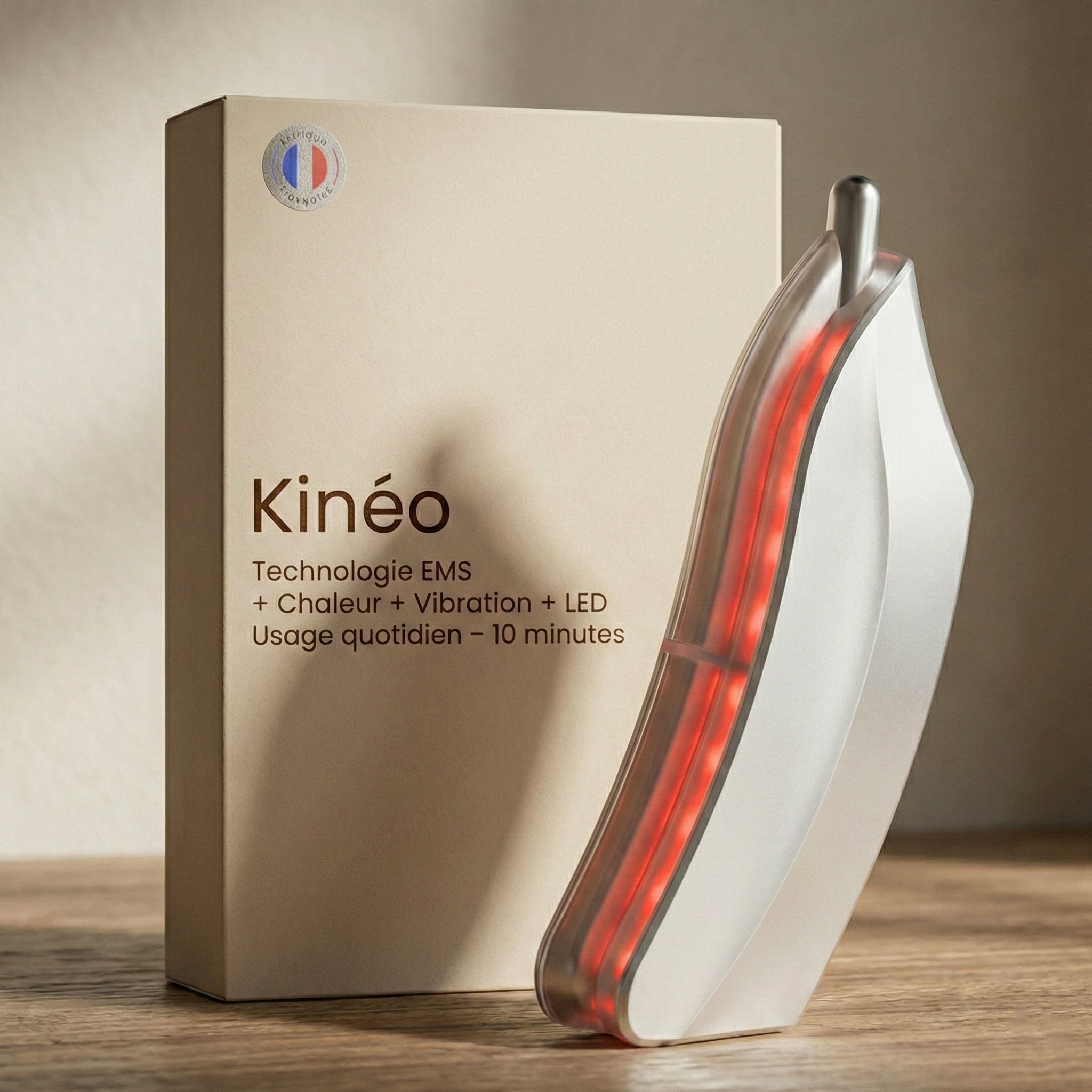 Contenu du kit Kineo — appareil et accessoires